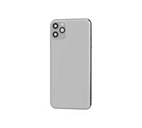 Clappio, boîtier pour iPhone 11 Pro Max avec couvercle de batterie, argenté