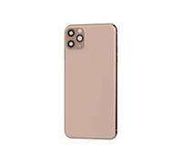 Clappio, boîtier pour iPhone 11 Pro Max avec couvercle de batterie, or rose