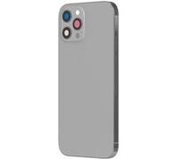 Châssis iPhone 12 Pro avec Vitre arrière de remplacement Clappio Gris clair Gris clair G