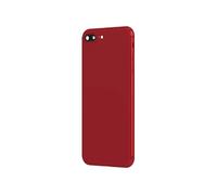 Clappio, Boîtier pour iPhone 8 Plus avec couvercle de batterie, rouge