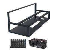Châssis jusqu'à 8 Cartes Graphiques, Mining Rig Frame 60x27x24 cm, Open Air Case Soigné pour Rig de Minage Crypto Monnaie (Cadre Seulement)