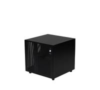 Châssis NAS ITX Ursa Minor 4 Baies - avec Fond de Panier, Prise en Charge SFX/SFX-L PSU, Noir, Compatible avec UNRAID/Synology(Ursa Minor Black)
