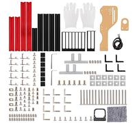 Châssis Ouvert en Aluminium, ATX/M-ATX/ITX Châssis Ouvert Overclocking Vertical Châssis, Châssis de Châssis à Assembler Soi-même, 20x20cm DIY Boîtier PC à Cadre Ouvert