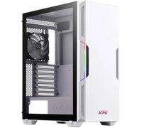 ADATA XPG STARKER Mid-Tower PC Chassis, ATX/Micro ATX, Mini-ITX, Compact Size, Tempered Glass Side Panel, I/O USB 3.0 Port, White