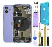 Chassis Premonte Remplacement iPhone 12 Violet Mauve Complet +Joint +NFC +Kit