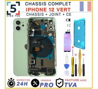 Chassis Premonte Remplacement pour iPhone 12 Vert Complet +Joint +NFC +Kit