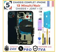 Chassis Premonte Remplacement pour iPhone 13 Minuit Noir Complet +Joint NFC +Kit
