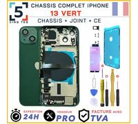 Chassis Premonte Remplacement pour iPhone 13 Vert Complet +Joint +NFC +Kit
