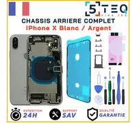Chassis Prémonté Remplacement pour iPhone X Blanc Complet, NFC + Kit