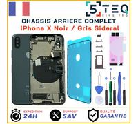 Chassis Prémonté Remplacement pour iPhone X Noir Complet Joint Ecran, NFC + Kit