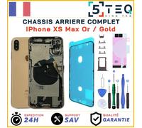 Chassis Prémonté Remplacement pour iPhone XS Max Or Gold Complet +Joint, NFC Kit