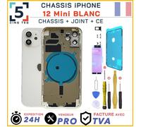 Chassis remplacement iPhone 12 Mini Blanc - Chassis NU +Joint +Kit