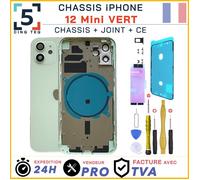 Chassis remplacement iPhone 12 Mini Vert - Chassis NU +Joint +Kit