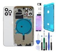 Chassis remplacement iPhone 12 Pro Blanc Argent Chassis NU +Joint +Kit