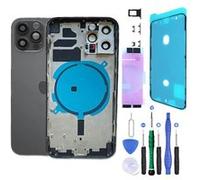 Chassis Remplacement iPhone 12 Pro Max Graphite Noir Chassis NU +Joint +Kit