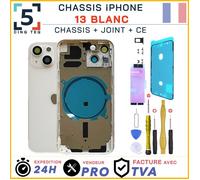 Chassis Remplacement iPhone 13 Blanc Chassis NU +Joint +Kit