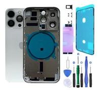 Chassis Remplacement iPhone 14 Pro Max Argent Blanc Chassis Nu +Joint +Kit