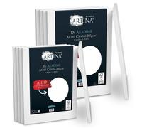 Artina Set de 10 toiles à peindre châssis en bois FSC® coton stable