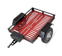 Châssis Voitures RC pour Axial pour SCX10 D90 CC01 Truck Trail pour TRX-4 pour TRX4 pour Racing Cadre trémie remorque RC en Aluminium pour Rock Crawler Accessoires(Red)