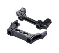 Châssis Voitures RC pour Axial pour SCX10 II 90046 1/10 Métal Avant/arrière Cadre Poutre Pare-Chocs Support Fixe Montage RC Crawler Voiture Modèle Mise Niveau Pièce(Front and Rear)