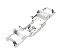 Châssis Voitures RC pour Fcx24 1/24 Métal Alliage D'aluminium pour Châssis Cadre RC pour Hobby Voiture Camion Chenille Véhicules DIY Mise À Niveau Accessoires(Silver)