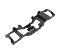 Châssis Voitures RC pour Fcx24 1/24 Métal Alliage D'aluminium pour Châssis Cadre RC pour Hobby Voiture Camion Chenille Véhicules DIY Mise À Niveau Accessoires(Black)