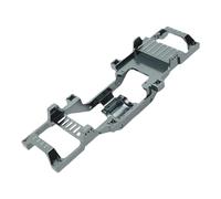 Châssis Voitures RC pour Fcx24 1/24 Métal Alliage D'aluminium pour Châssis Cadre RC pour Hobby Voiture Camion Chenille Véhicules DIY Mise À Niveau Accessoires(Gray)
