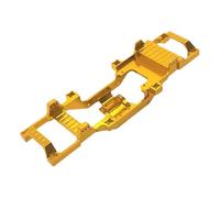 Châssis Voitures RC pour Fcx24 1/24 Métal Alliage D'aluminium pour Châssis Cadre RC pour Hobby Voiture Camion Chenille Véhicules DIY Mise À Niveau Accessoires(Yellow)