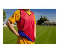 POWERSHOT Chasuble Reversible - Couleur à Choisir (M/L, Rouge/Bleu)