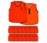 Precision Numbered 1-15 Training Bib 15 Units Orange Homme