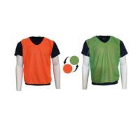 Chasuble réversible en maille Precision Orange 15 ans + Unisex
