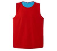 Chasuble réversible rugby Rouge L