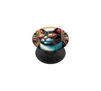 Chat à Istanbul Türkiye Et Hagi Sophia Vacances Turques PopSockets PopGrip Adhésif