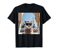 Chat à la mosquée Bleue d'Istanbul T-Shirt