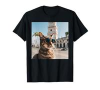 Chat à la Tour de Belem au Portugal, Lisbonne T-Shirt