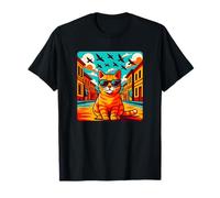 Chat à l'ombre, Love Cats Street Art T-Shirt