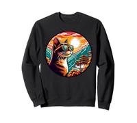 Chat à Paro Taktsang, Bhoutan Sweatshirt