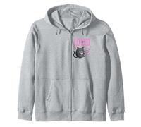 Chat Adorable et cœurs Roses I Am Loved Sweat à Capuche