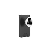 Chat agacé jugeant à Voix Haute Rolling Eyes Kawaii Cat PopSockets PopWallet pour MagSafe