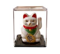 Chat agitant la fortune solaire, ornement Fortune Maneki Neko, figurine de bureau activée par le mouvement, décoration de charme de voiture de tableau de bord, offre de magasin de bureau à domicile, a