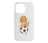 Chat Aime Le Sport de Football Hobby Pet Coque pour iPhone 14 Pro Max