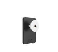 Chat Aime Lire des Livres Mini Aspect brodé pour Les Amateurs de Livres PopSockets PopWallet pour MagSafe
