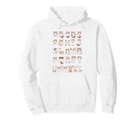 Chat Alphabet Hommes Femmes Enfants Chat Drôle Sweat à Capuche