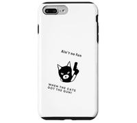 Chat amusant avec pistolet n'est pas amusant lorsque les chats ont le pistolet Coque pour iPhone 7 Plus/8 Plus