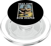 Chat amusant dans une boîte avec nœud profond pour amoureux des chats PopSockets PopGrip pour MagSafe