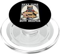 Chat Amusant dans Une boîte avec nœud Profond pour Amoureux des Chats PopSockets PopGrip pour MagSafe