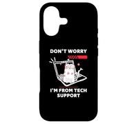 Chat Amusant Don't Worry I'm from Tech Support Coque pour iPhone 17