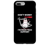 Chat Amusant Don't Worry I'm from Tech Support Coque pour iPhone 7 Plus/8 Plus