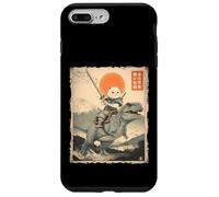Chat Amusant en T-Rex Japonais Ukiyo-e Art Samouraï Coque pour iPhone 7 Plus/8 Plus