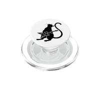 Chat Amusant Jouant de la Guitare électrique Cool Rock Musicien PopSockets PopGrip pour MagSafe